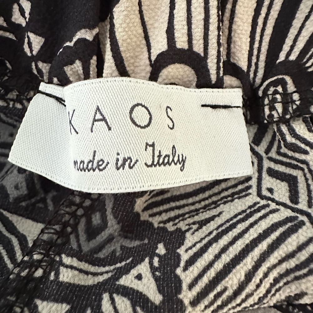 Kaos Monochrome Patterned Pants - image 3